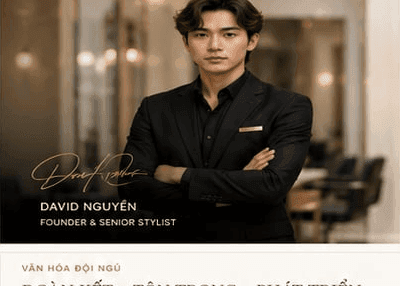 David Nguyễn, founder và senior stylist của Sky Hair Salon