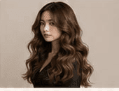 Mái tóc uốn sóng mềm mại